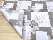 картинка Клеенка ПВХ столовая двухсторонняя Double Print 0,2*1,37*20м, ПВХ мод. ST5450-1/5074-5 — Великий Путь