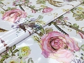 картинка Клеенка ПВХ на тканевой основе "ГЛЯНЕЦ"0,26мм 1,37*20м мод. STS2468-1 — Великий Путь