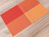 картинка Плейсмат "Квадрат"35*45СМ Оранжевый/4 — Великий Путь