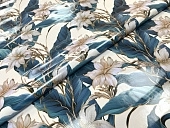 картинка Клеенка ПВХ на тканевой основе "ГЛЯНЕЦ"0,26мм 1,37*20м мод. STS5719-2 — Великий Путь