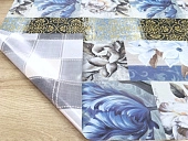 картинка Клеенка ПВХ столовая двухсторонняя Double Print 0,2*1,37*20м, ПВХ мод. ST5466-1/5074-5 — Великий Путь