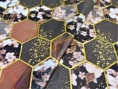 картинка Клеенка ПВХ без основы "FLER" 0,2мм 1,37*20м мод.DHX5-D38-03 — Великий Путь