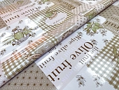 картинка Клеенка ПВХ на тканевой основе "ГЛЯНЕЦ"0,26мм 1,37*20м мод.STS5752-1 — Великий Путь