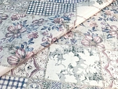 картинка Клеенка на тканевой основе с PU покрытием ШИК/ELEGANCE 1,37*20м, мод. PU-PLNT27801 — Великий Путь