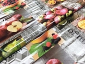 картинка Клеенка ПВХ на тканевой основе "ГЛЯНЕЦ" 0,26мм 1,37*20м мод. STS2080-3 — Великий Путь