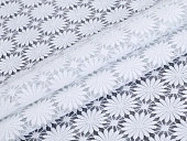 картинка Клеенка ПВХ без основы ажурная 1,37*20м, БЕЛЫЙ, мод. ТR-623 — Великий Путь