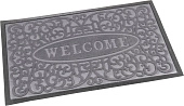 картинка Коврик придверный с ворсом на резиновой основе 60*90 СМ серый/24шт — Великий Путь