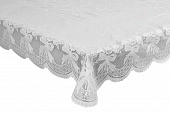 картинка Скатерть мод. CS-317 БЕЛАЯ размер 90*140см  — Великий Путь